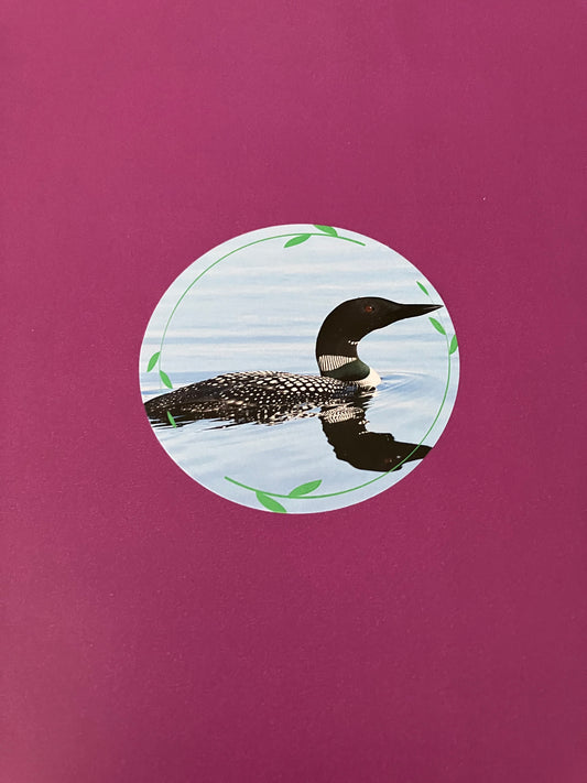 Loon Round Sticker