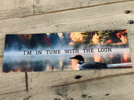 Loon Bumper Sticker