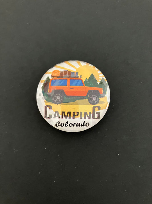 Magnet-1.57 in. diameter-Camping Colorado